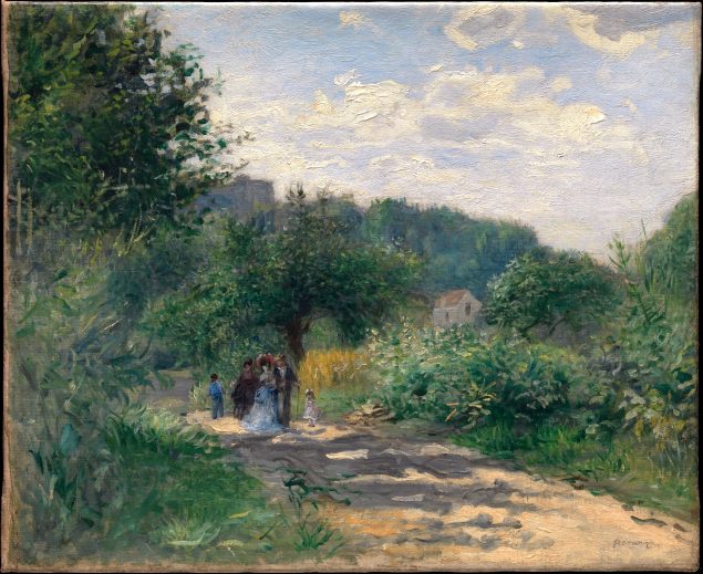 A Road in Louveciennes, 1872