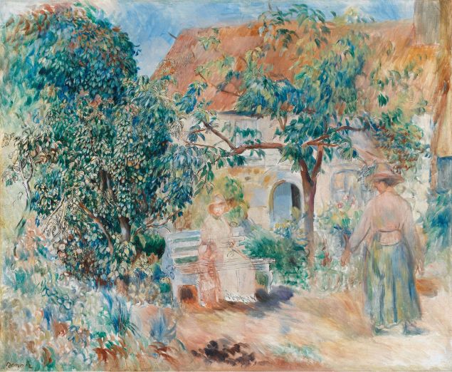 At the Garden in Bretagne, 1886
