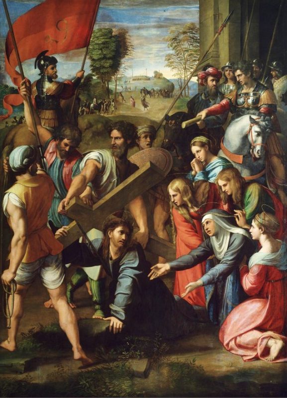 Christ Falling on the Way to Calvary, Raphael, περ. 1514-16