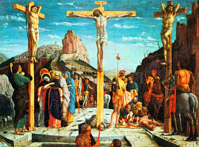 The crucifixion, Andrea Mantegna, 1457-59