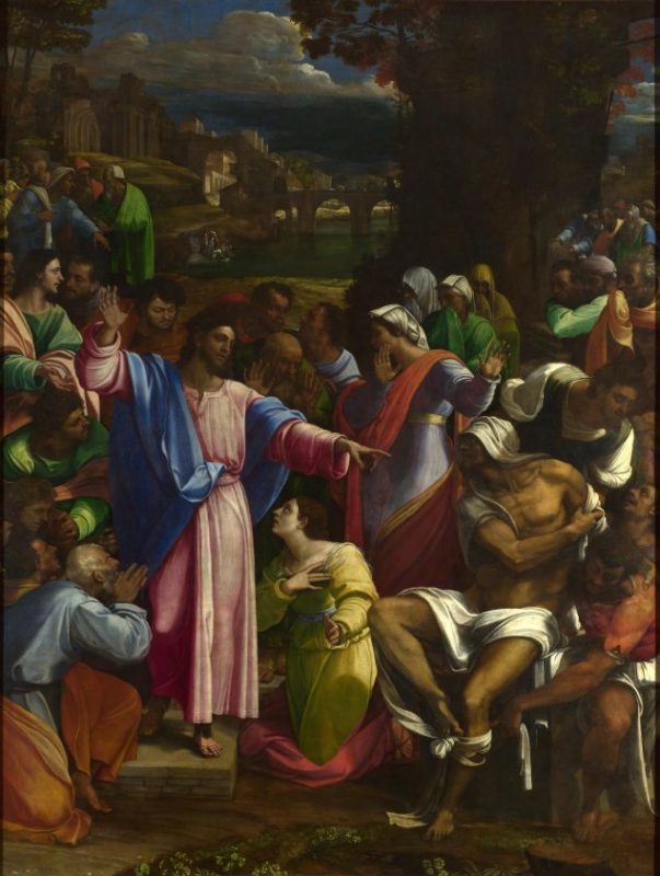 The Raising of Lazarus, Sebastiano del Piombo, 1517-19