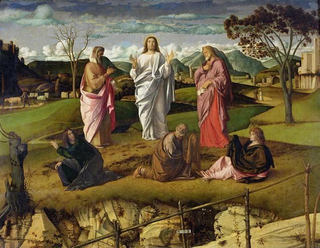 Transfiguration of Christ, Bellini, περ. 1480