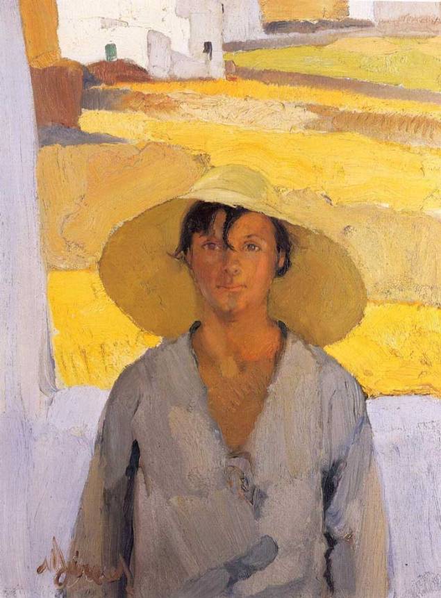 Νικόλαος Λύτρας, Ψάθινο καπέλο, περ. 1923-26